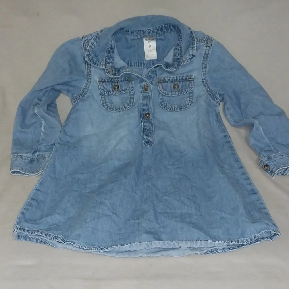 OshKosh B'gosh Light Blue Denim Dress 3T